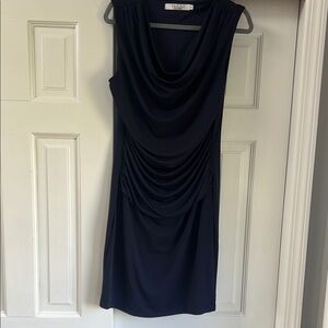 Elegant Black Draped Dress
